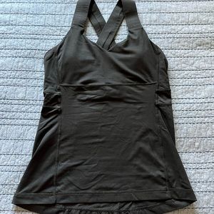 Black lululemon tank top